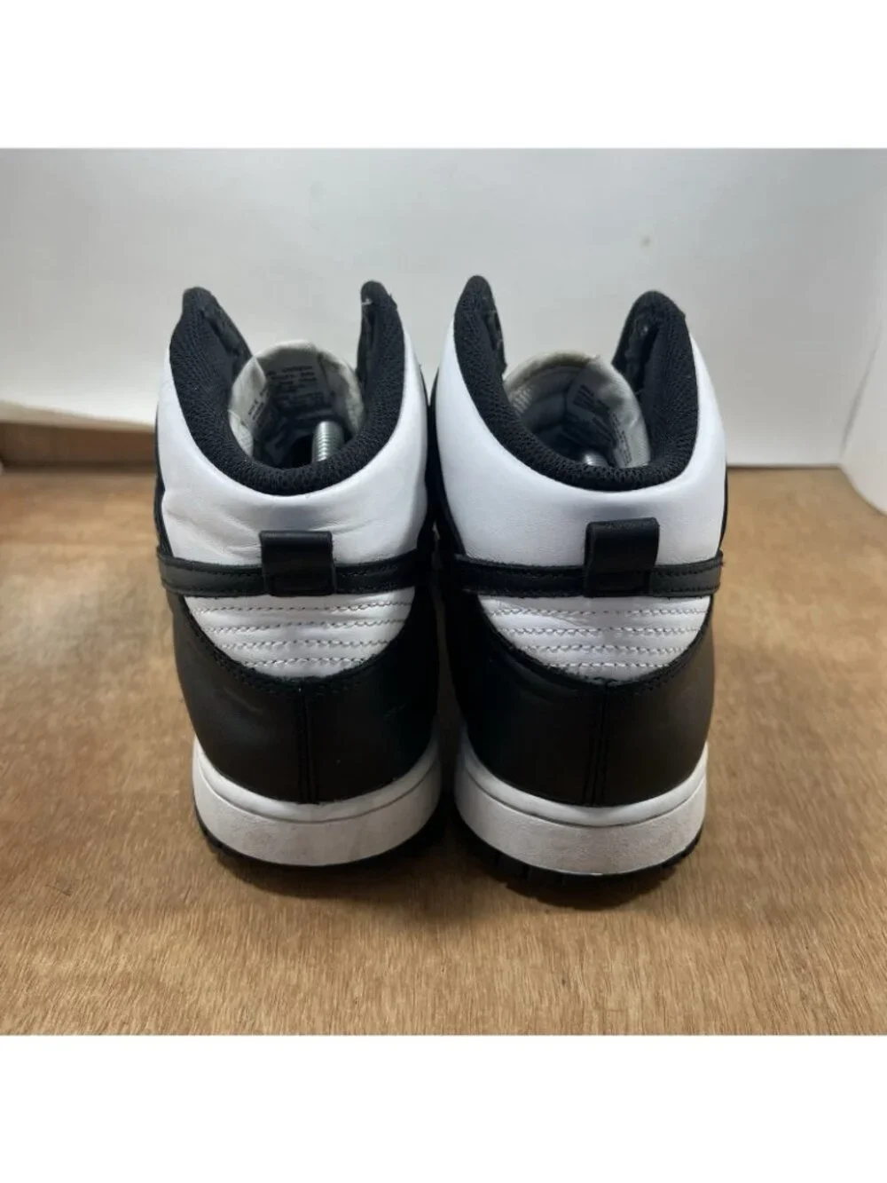 Nike Dunk High Panda Black White Mens Size 10.5 Athletic Leather Shoes Sneakers